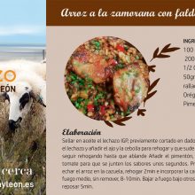 Arroz a la zamorana con falda de Lechazo
