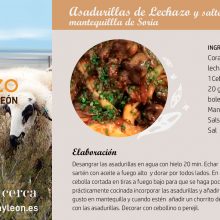 Asadurillas de Lechazo y salteado de setas con mantequillla de Soria