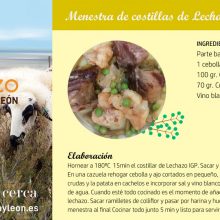 Menestra de costillas de Lechazo