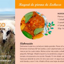 Ragout de pierna de Lechazo