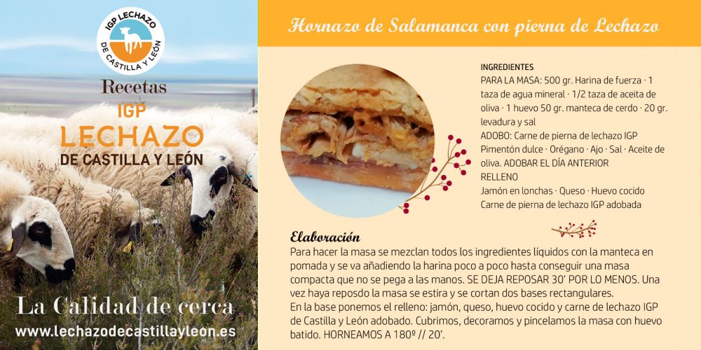 Hornazo de Salamanca con pierna de Lechazo